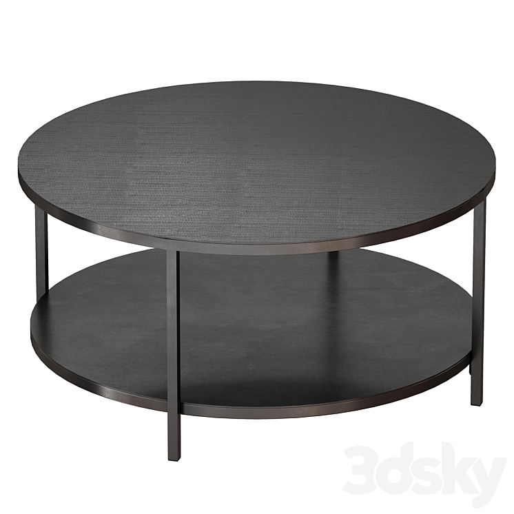 Echelon Round Coffee Table (Crate and Barrel) 3DS Max - thumbnail 1