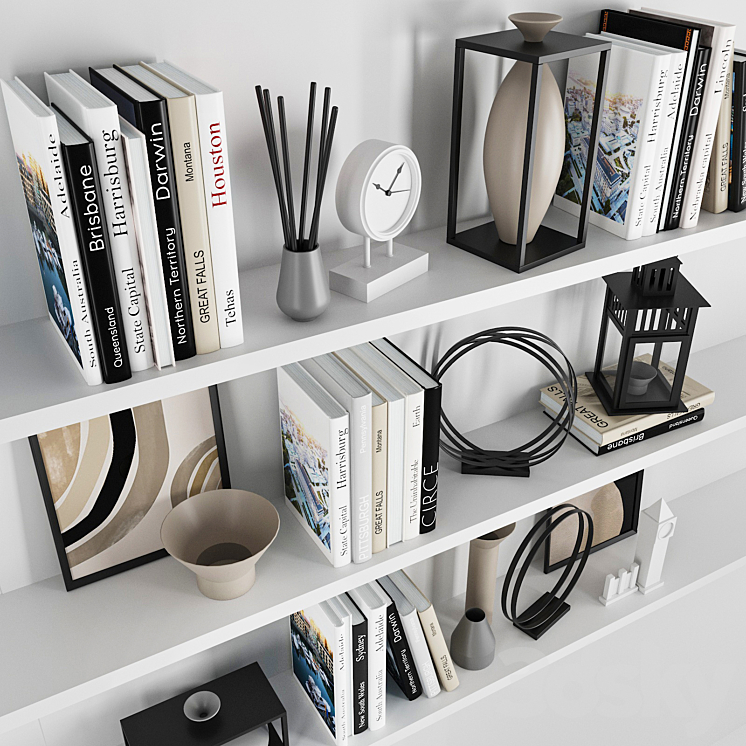 Decorative set 1 3D Model