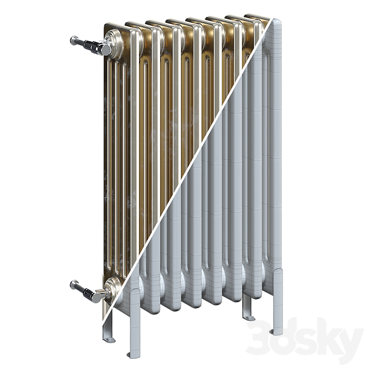 Zehnder Charleston radiators 4C 3D Model