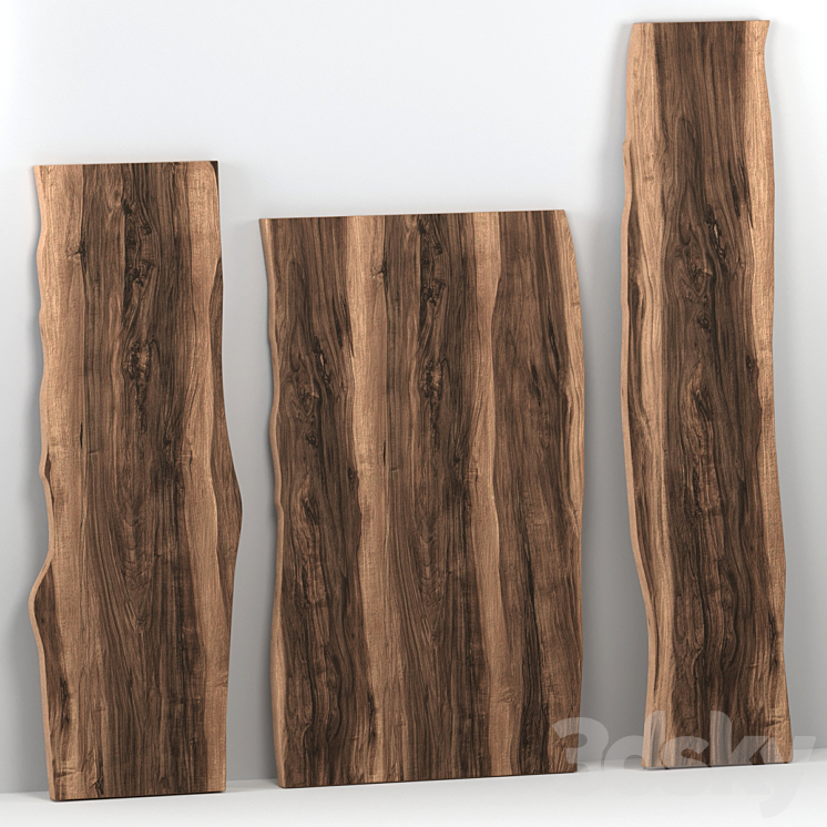 Wooden slabs 3DS Max - thumbnail 1