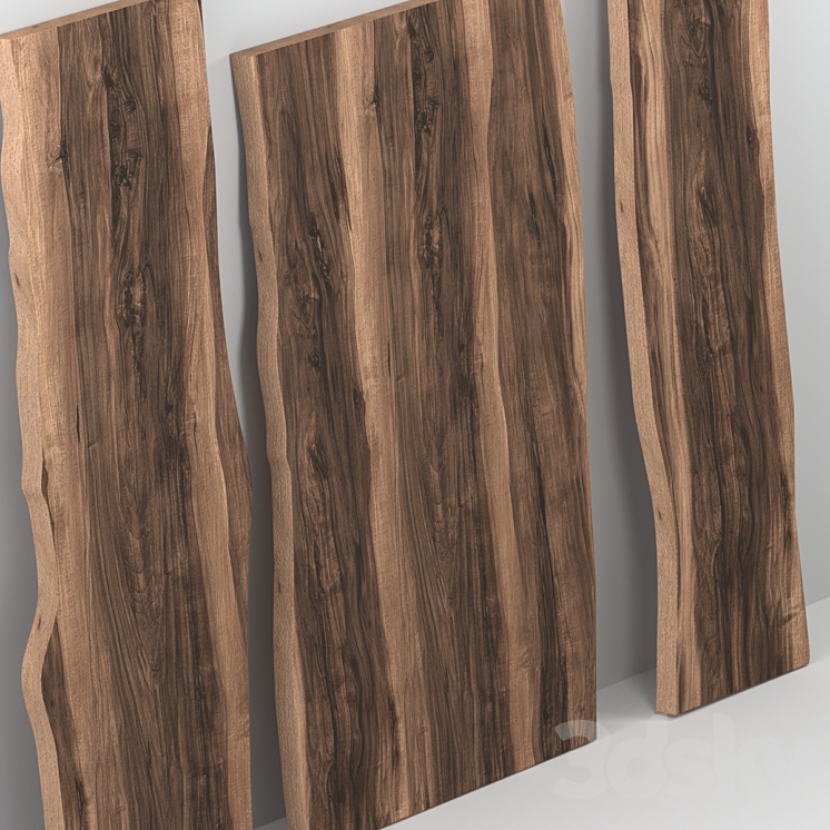 Wooden slabs 3DS Max - thumbnail 2