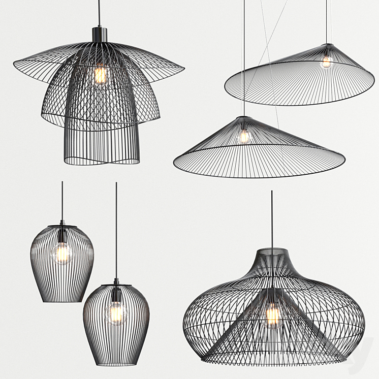 Four Exclusive Chandelier Collection_80 3DS Max - thumbnail 1