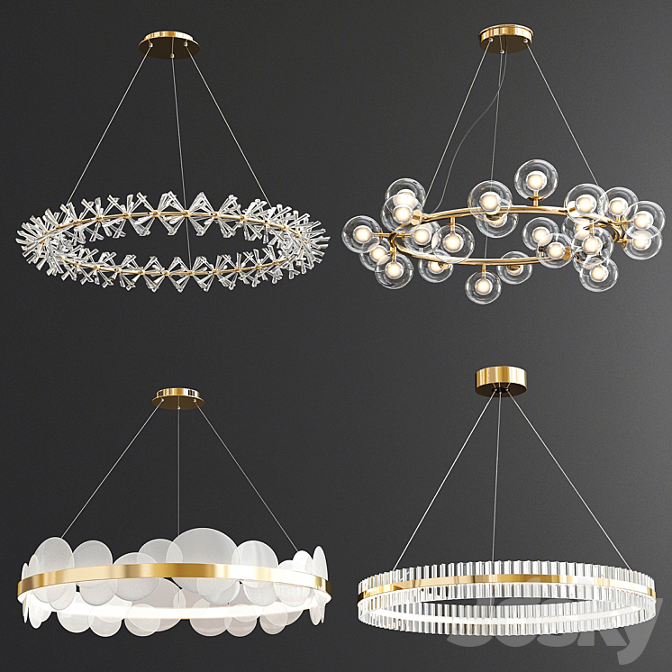 Four Exclusive Chandelier Collection_81 3DS Max - thumbnail 1