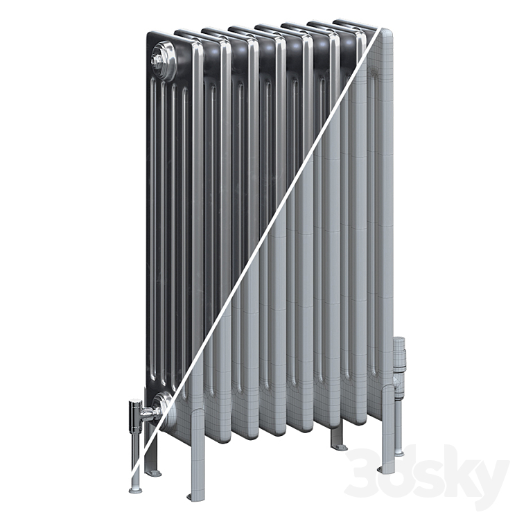 Zehnder Charleston radiators 5C 3D Model