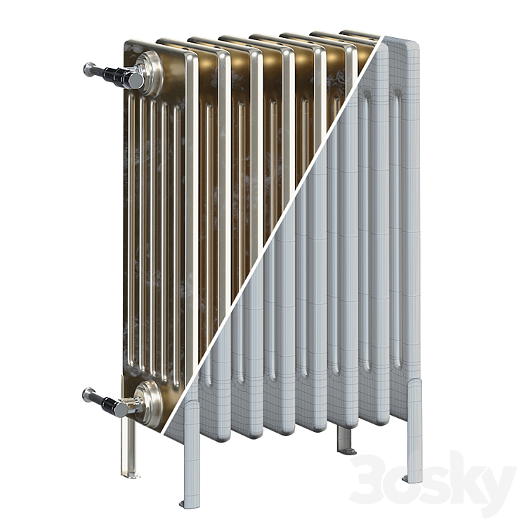 Zehnder Charleston radiators 6C 3D Model