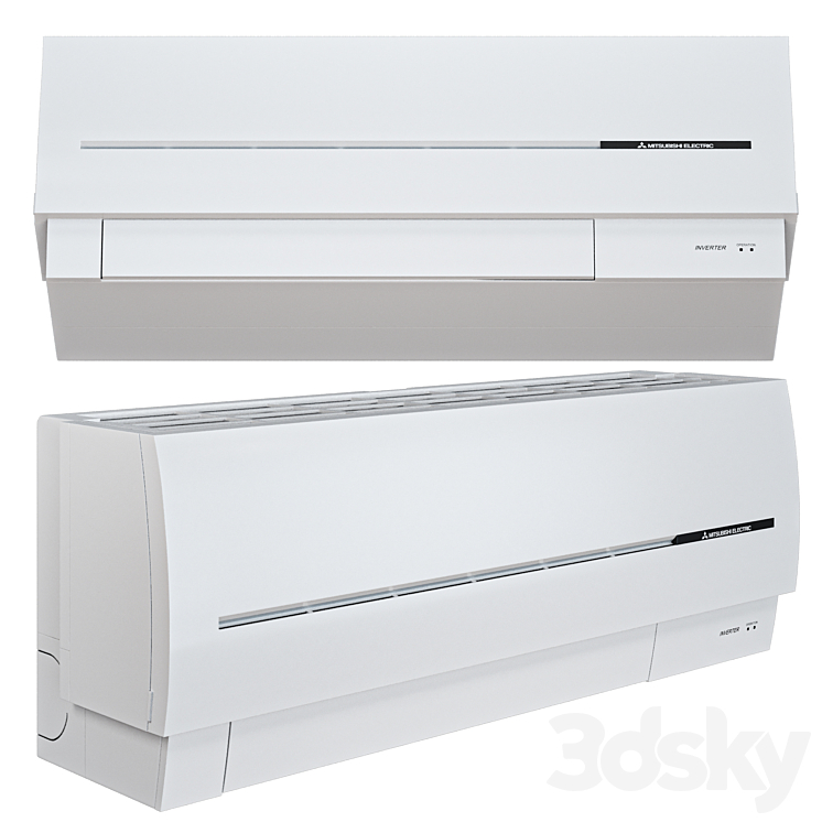 Air Conditioner Mitsubishi Electric Msz-Sf35 Ve 3D Model