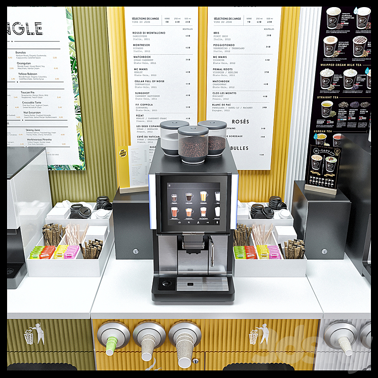 WMF Coffe store 3D Model