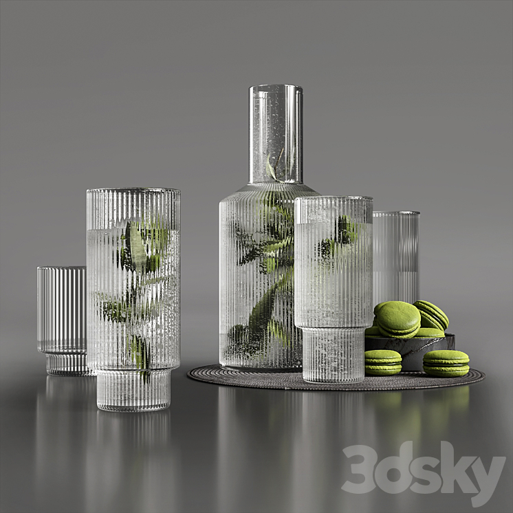 Olive water 3DS Max - thumbnail 2
