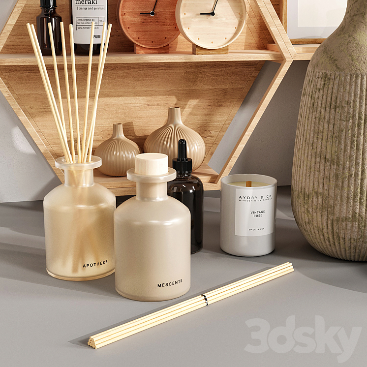Decor set 08 3D Model