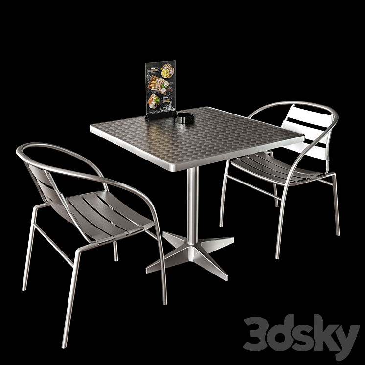 Summer Cafe 3 3D Model