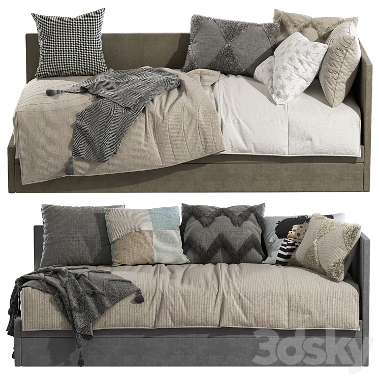 Bert sofa bed 3D Model