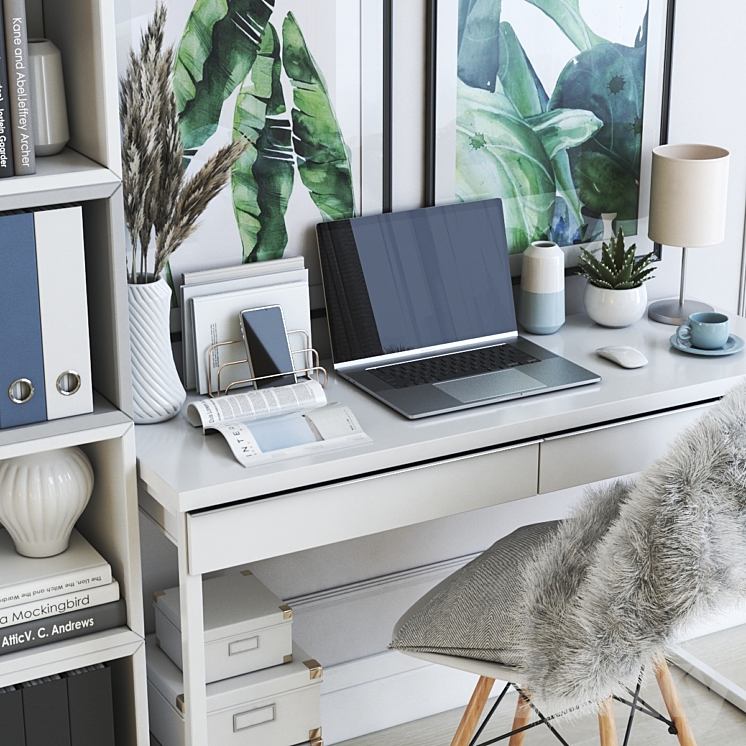 IKEA office workplace 48 3D Model