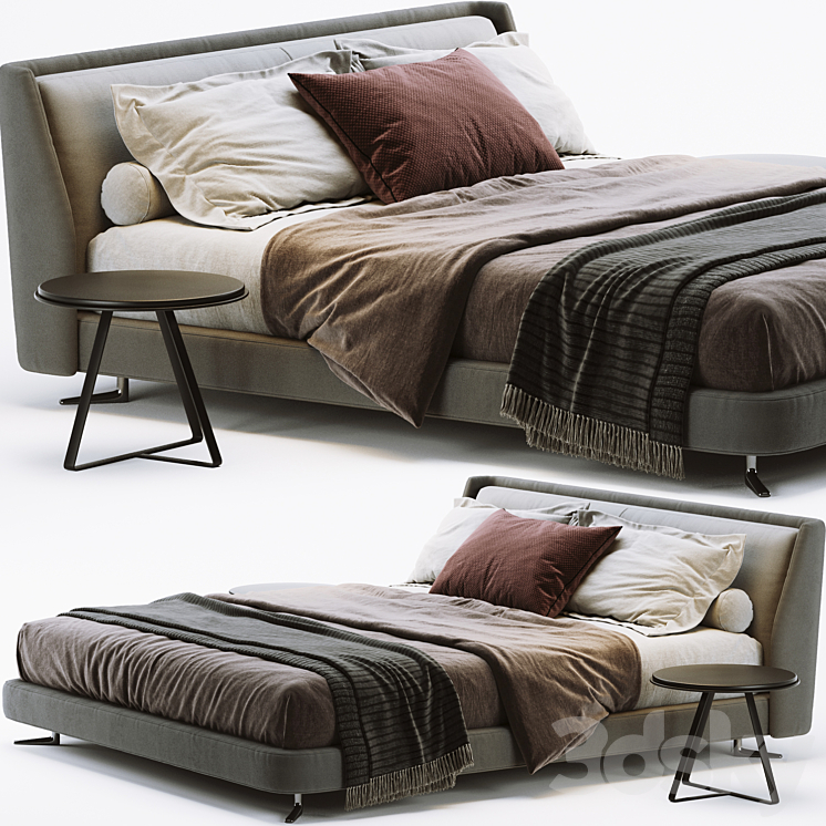 Spencer Bed 3DS Max - thumbnail 1
