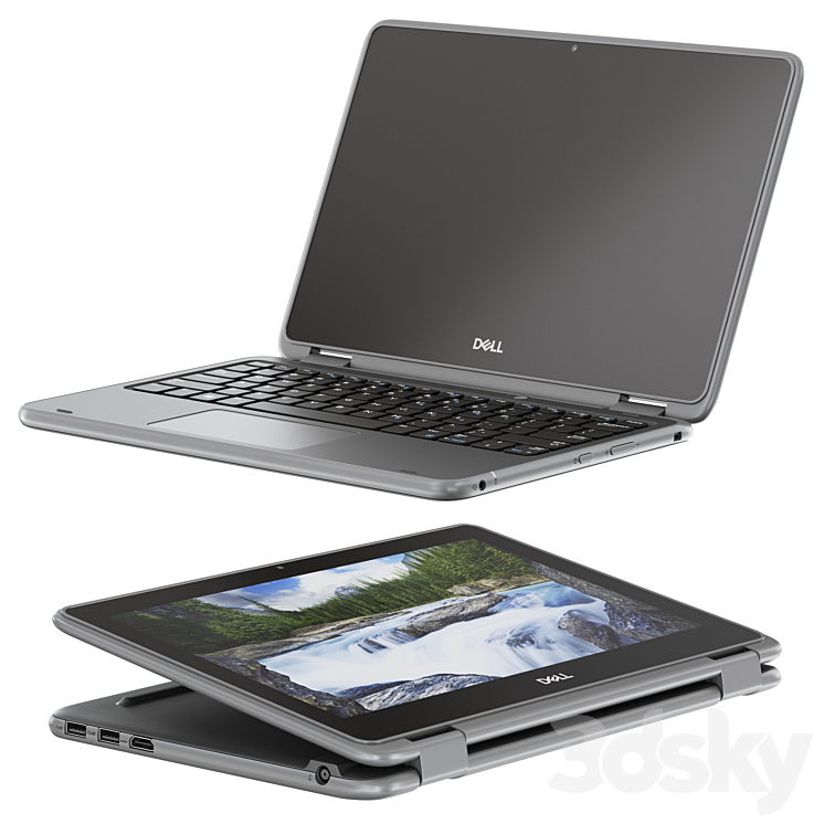 Dell Latitude 3190 Laptop 3DS Max 3ds Max Files