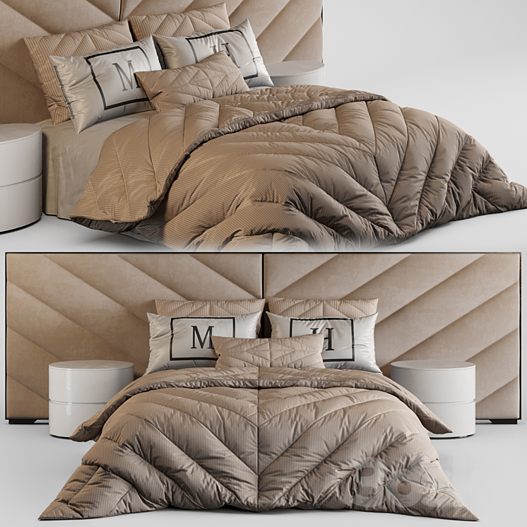 London_Bed 3DS Max - thumbnail 1