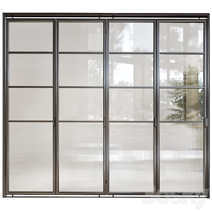 Sliding Door 3D Model