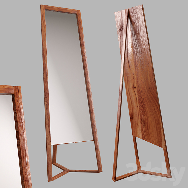 MIRROR IN THE FRAME Zara Home Mirror 3D model