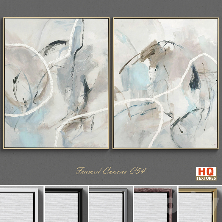 Framed Canvas C-54 3DS Max - thumbnail 1