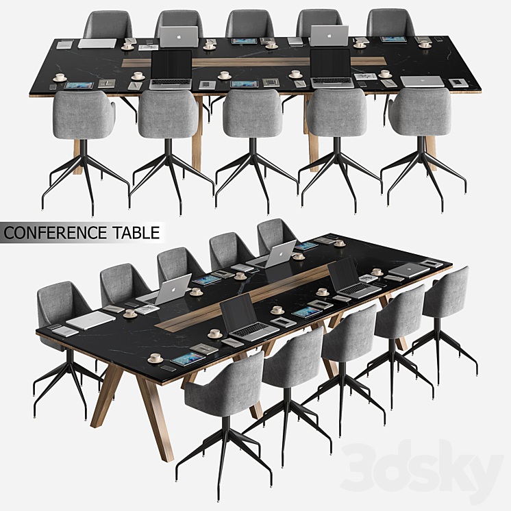 conference_table_02 3DS Max - thumbnail 1