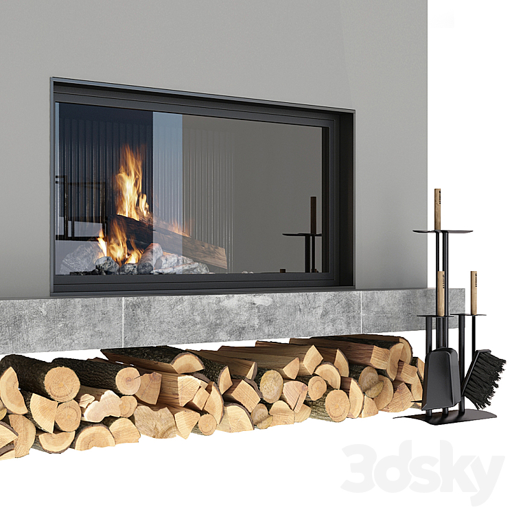 Fireplace 3D Model
