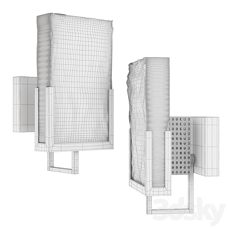 Stunning Luxury 2020 Designer Wall Lamp 3D Model
