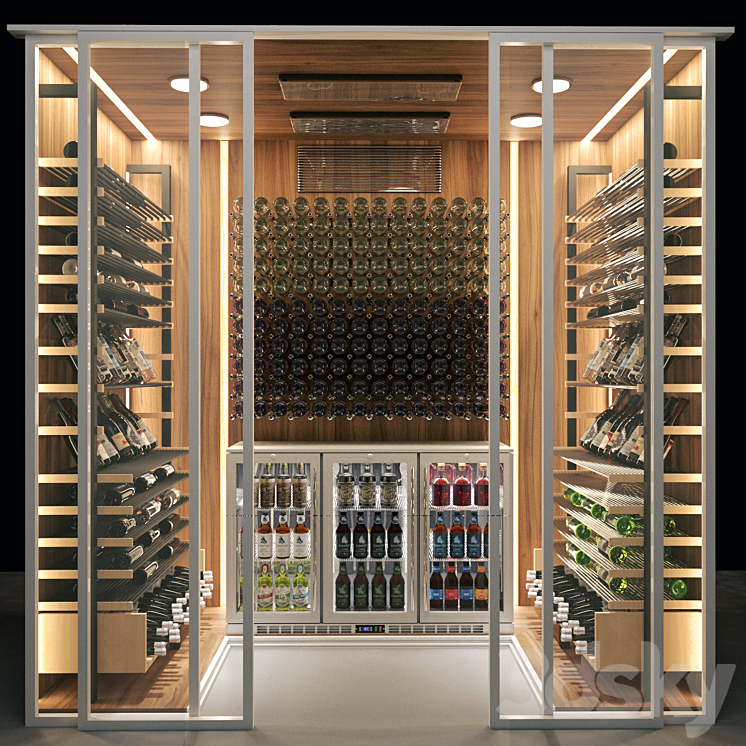 JC Wine Cellar 4 Restaurant 3D model