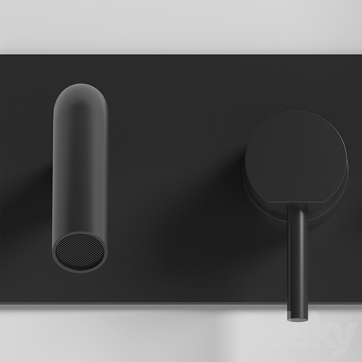 Mixer set Paffoni set 3D Model