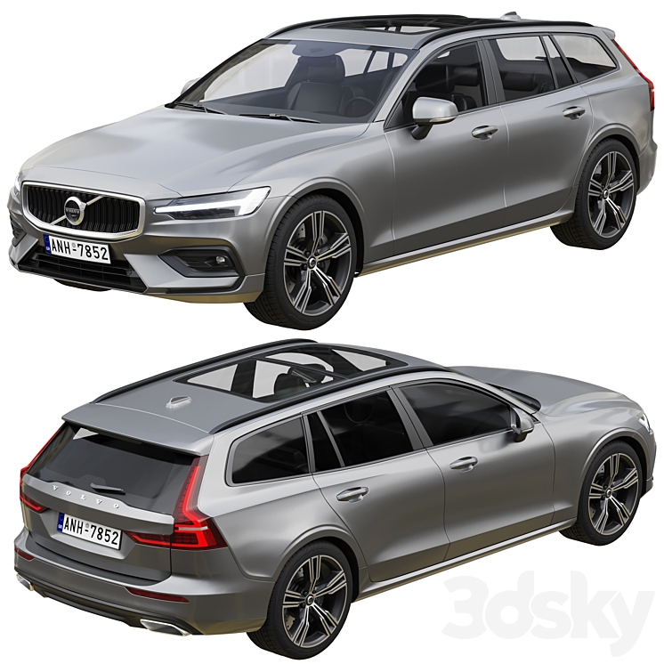 Volvo V60 3D Model