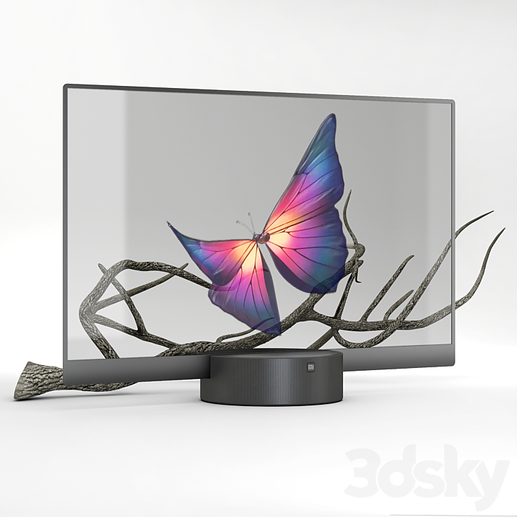 “Xiaomi TV Lux Transparent Edition 55 “”” 3D Model
