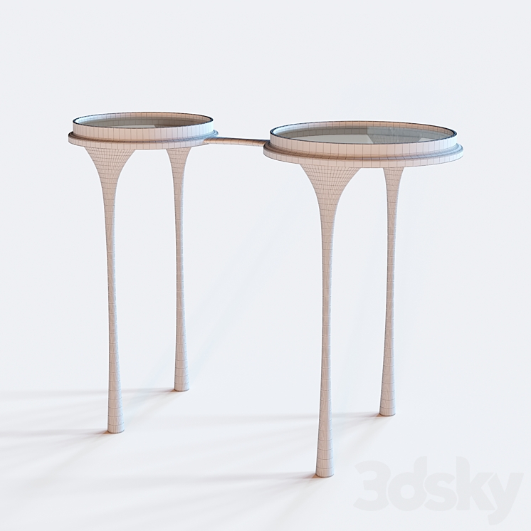 Holly Hunt Spectacles Side Table 3D Model
