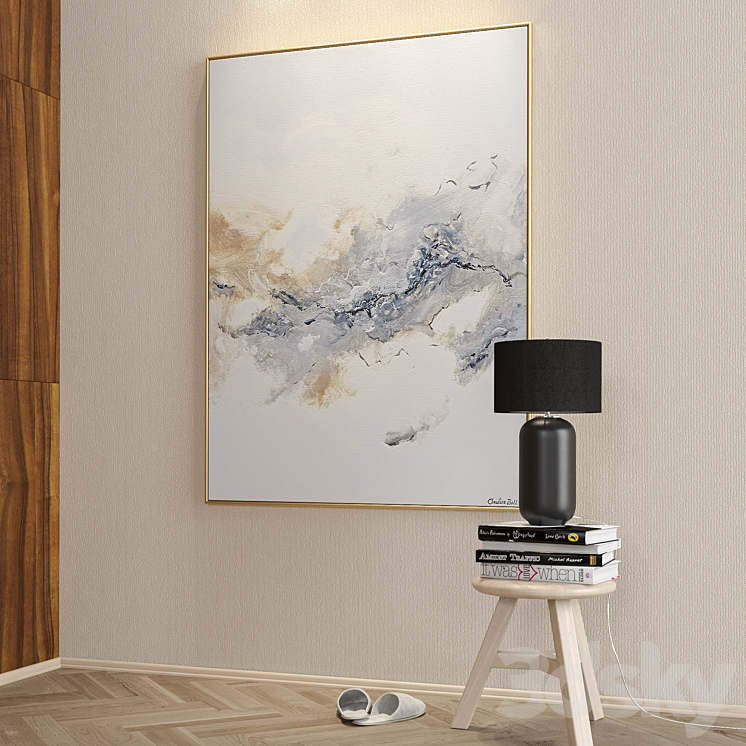 Christine Bell Abstract Wall Art C-60 3D Model