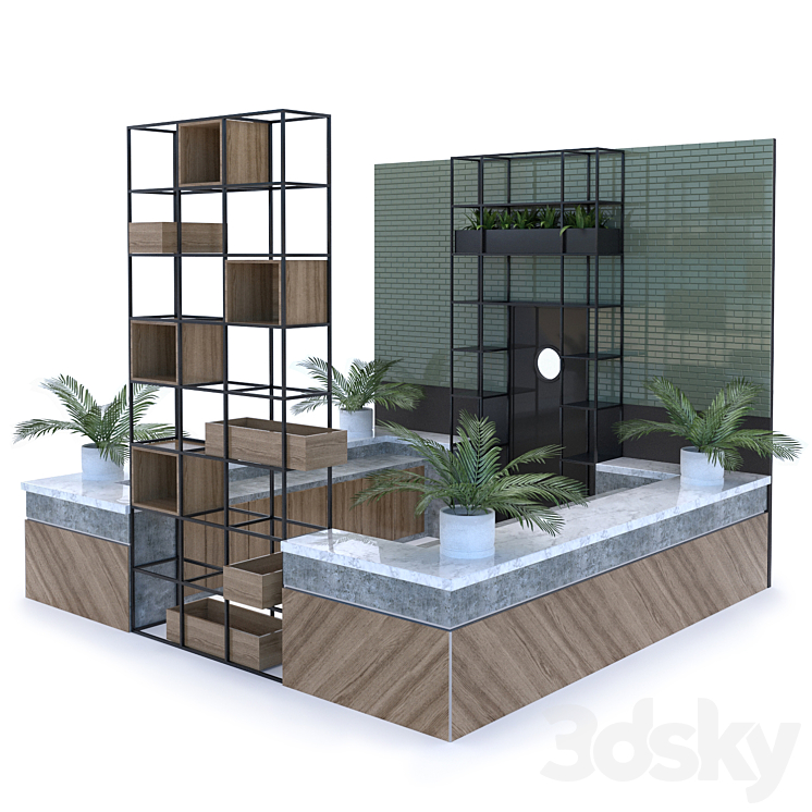 Restaurant Bar 1.7 3D Model