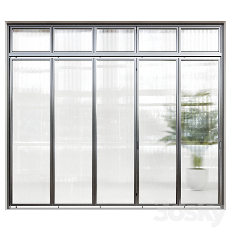 Sliding door 3 3D Model