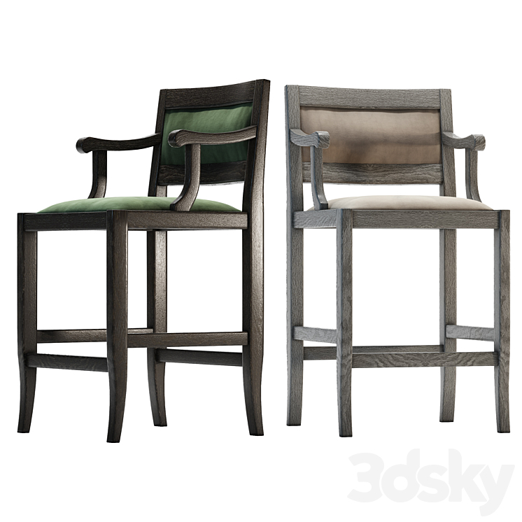 Bar stool Jackson Chair 3D model