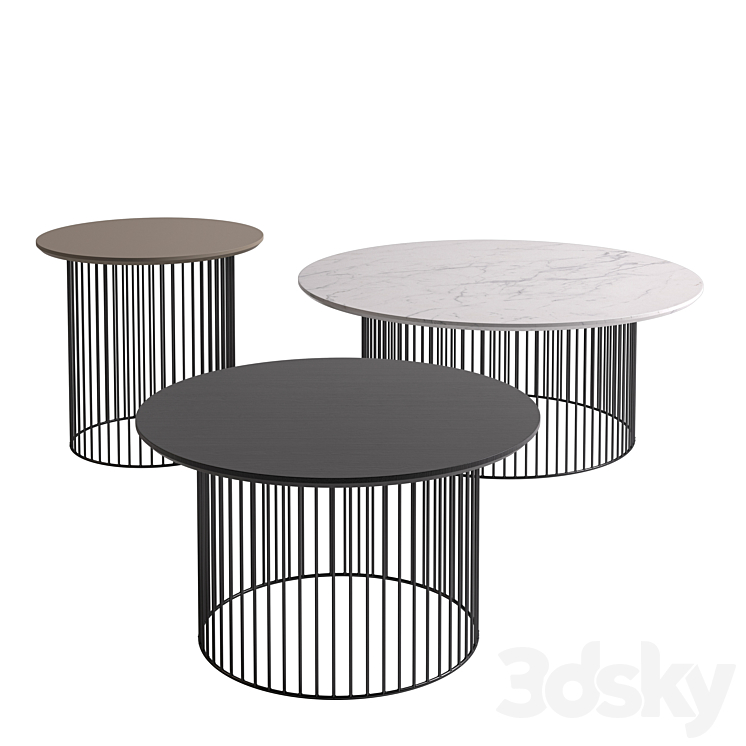 IDRA COFFEE TABLE by Kendo Mobiliario 3DS Max - thumbnail 1