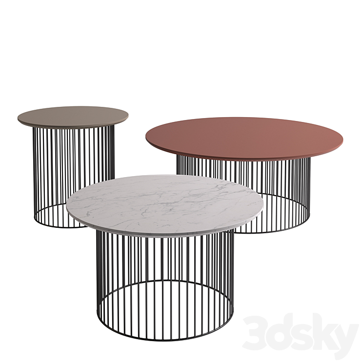 IDRA COFFEE TABLE by Kendo Mobiliario 3DS Max - thumbnail 2