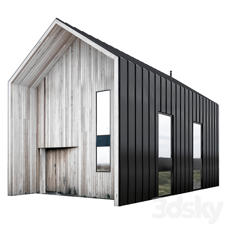 Barn houses 3D Model