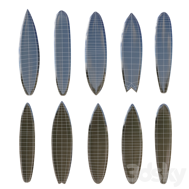 Serfboards 3 3D Model