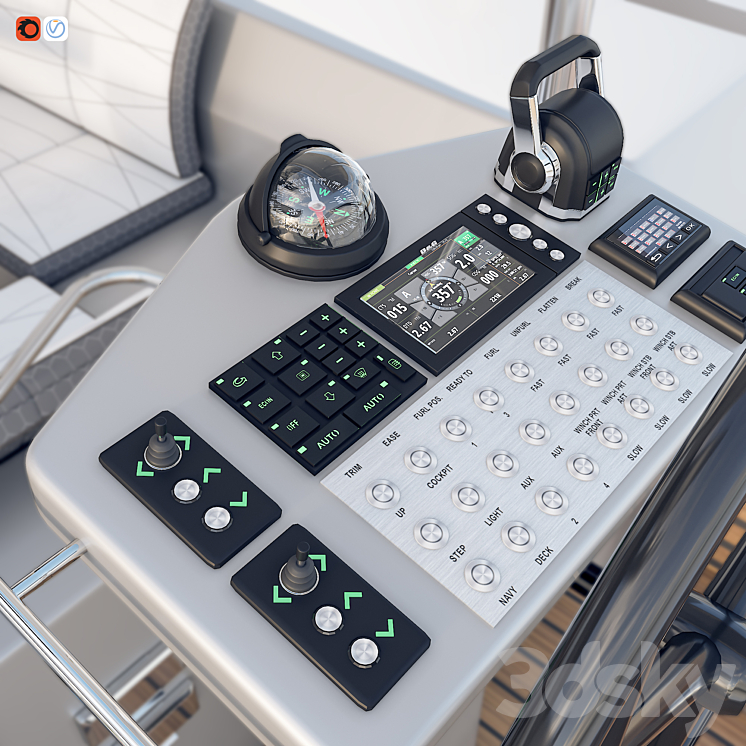 Hanse 675 yacht BOSS 3D Model