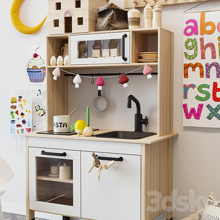 ikea Children's kitchen DUKTIG DUKTIG Toy 3D model
