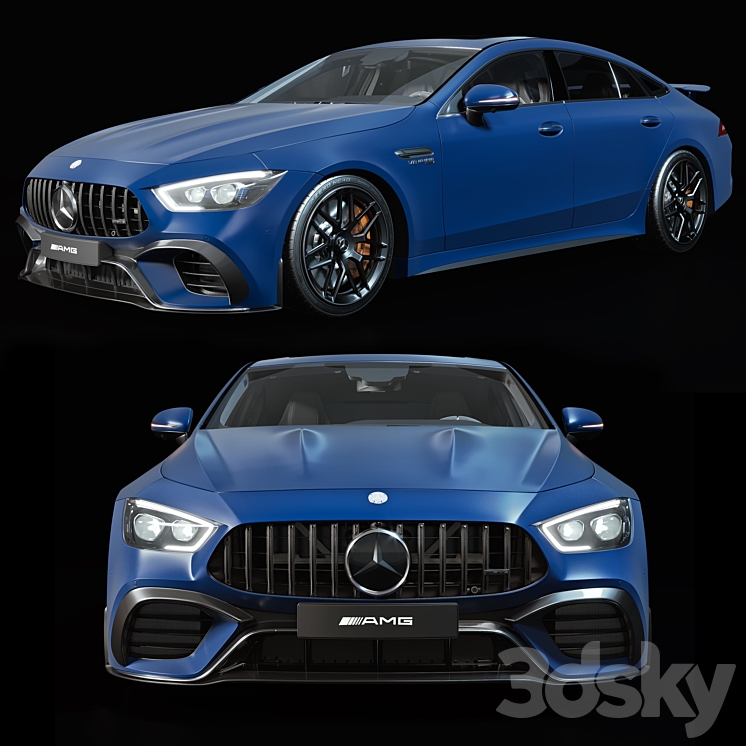 Mercedes-AMG GT 63 S 3DS Max - thumbnail 1