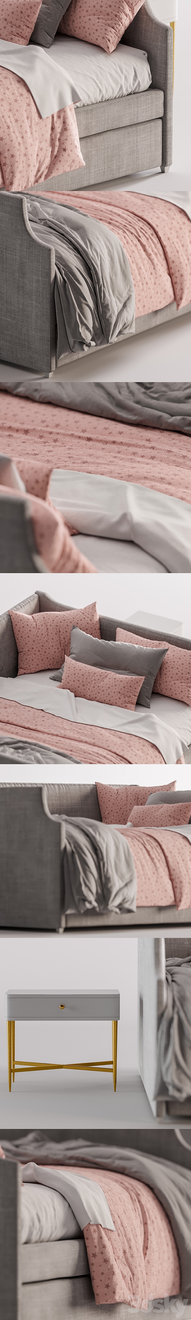 ANNIKA DAYBED 3DS Max - thumbnail 2