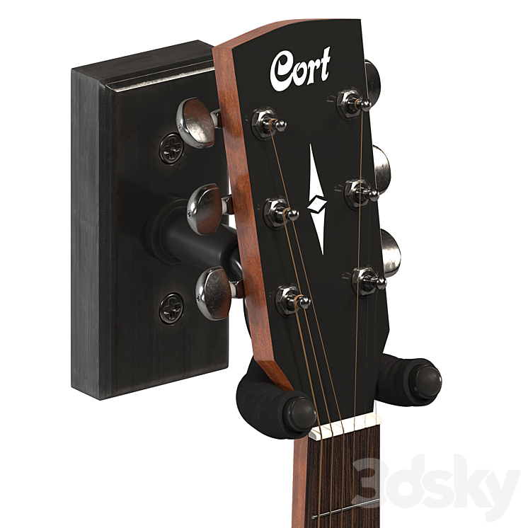 Acoustic Guitar Cort AD810 OP 3D Model