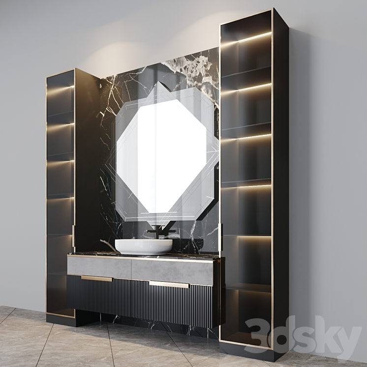 Bath set 2 3D Model