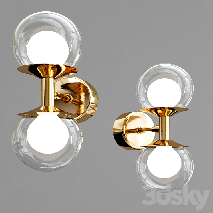 Kink Light - Wall light - 3D model