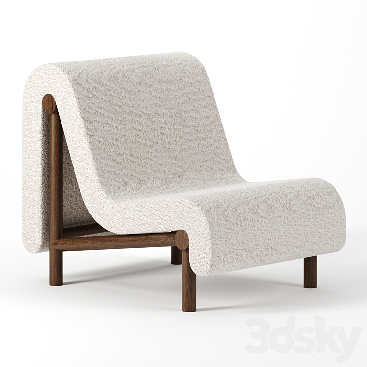 Melt Lounge Chair by Bower Studio 3DS Max - thumbnail 1