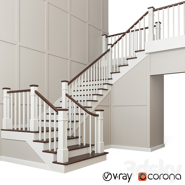 Stairs 3DS Max - thumbnail 1