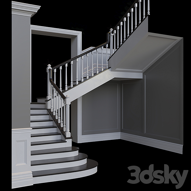 Stairs 3D Model