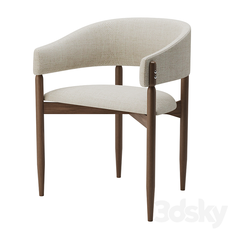 Enroth dining chair 3DS Max - thumbnail 1