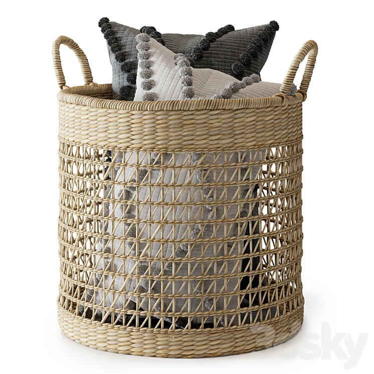Baskets Set 02 3D Model